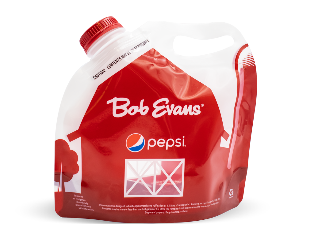 64oz Half Gallon To Go Cold Drink Bag With Carbonation Compatible Lid 